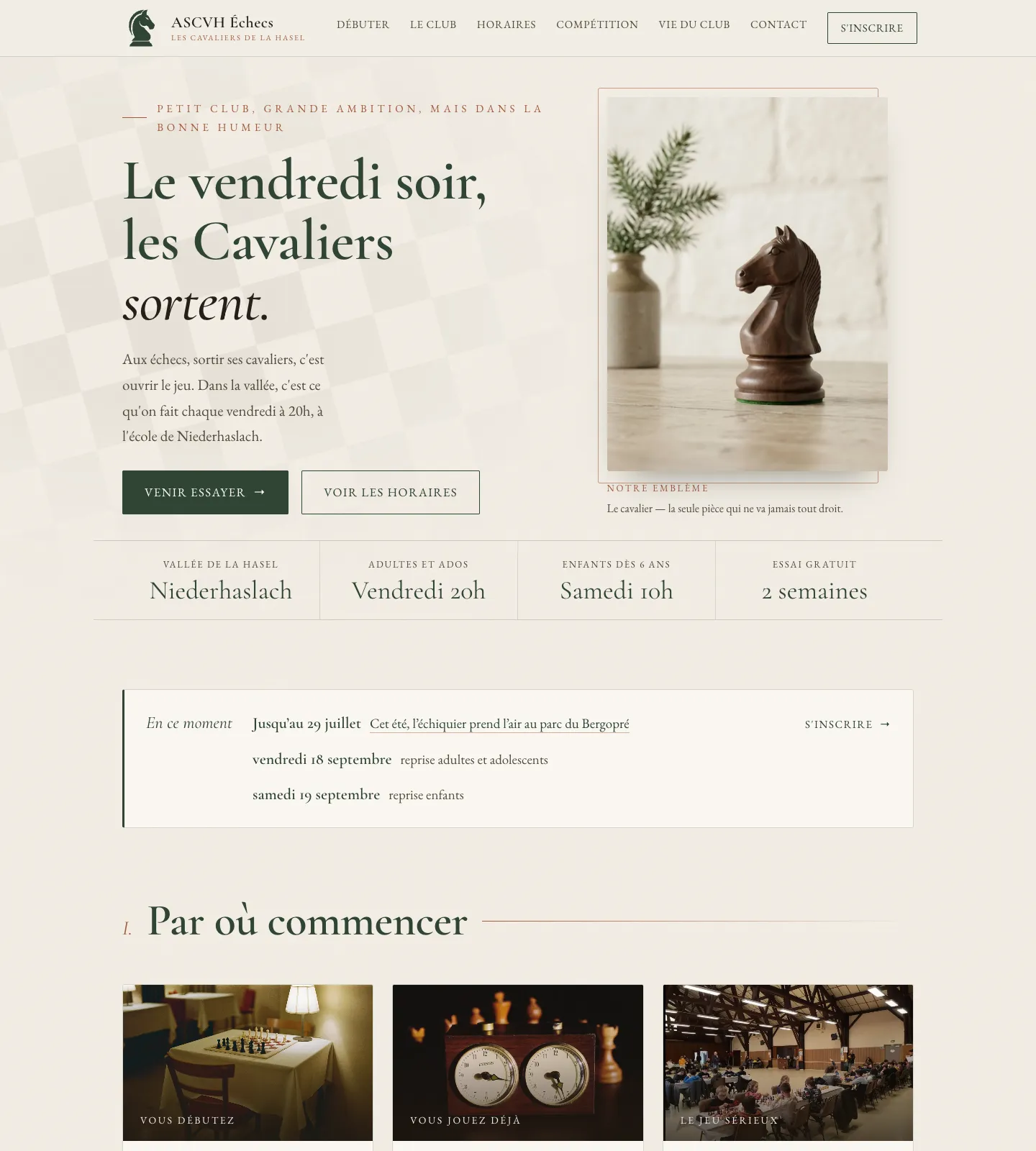 Page d'accueil de ascvh-echecs.fr